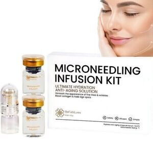 Micro System (1Tool, 2Serums Infusion Facial Stamp, Peptide Hydrating An…